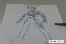 赛罗奥特曼简笔画